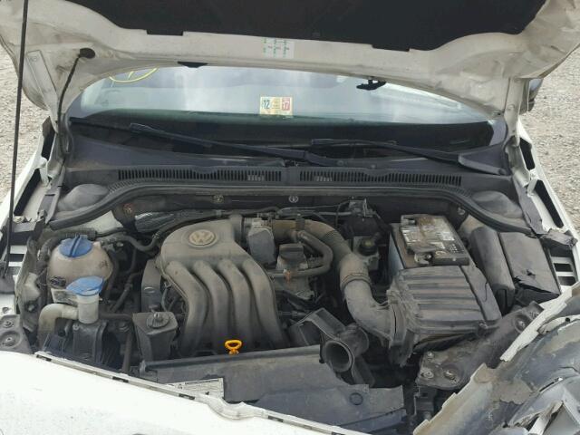 3VW2K7AJ6CM338181 - 2012 VOLKSWAGEN JETTA BASE 白色 照片 7