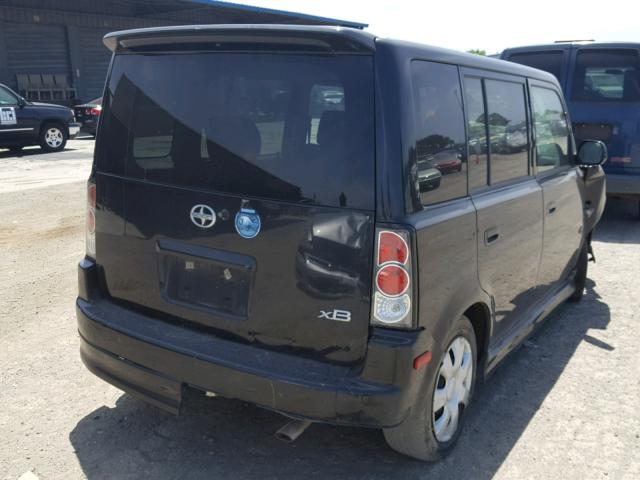 JTLKT334954012247 - 2005 TOYOTA SCION XB შავი ფოტო 4