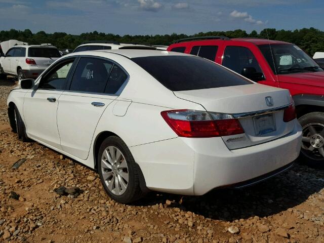 1HGCR2F84DA057167 - 2013 HONDA ACCORD EXL WHITE photo 3