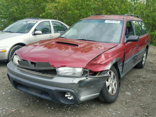 4S3BG685XW7609314 - 1998 SUBARU LEGACY 30T RED photo 2