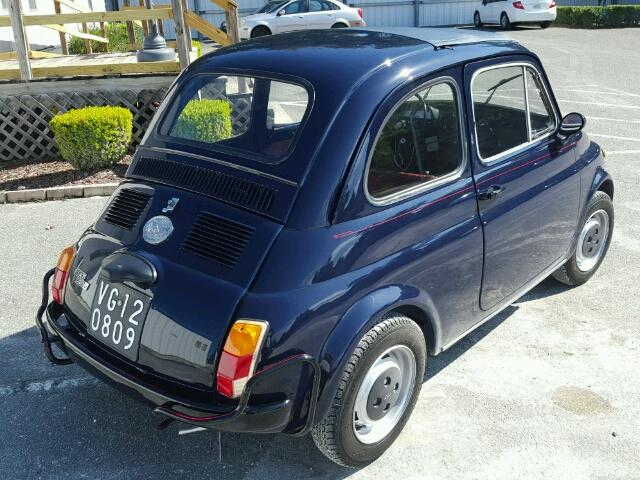 2953492 - 1971 FIAT 500 BLUE photo 4