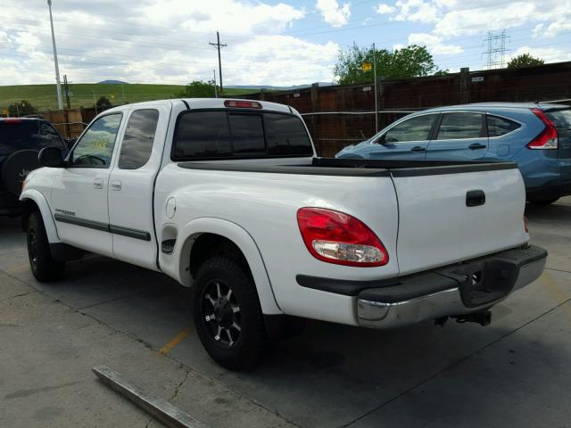 5TBBT441X4S446811 - 2004 TOYOTA TUNDRA ACC WHITE photo 3