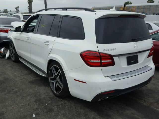 4JGDF7DEXHA754507 - 2017 MERCEDES-BENZ GLS 550 4M WHITE photo 3