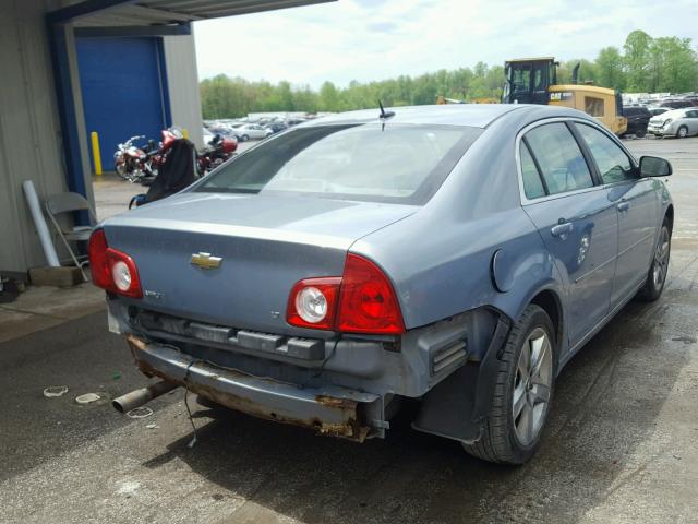 1G1ZH57B284254780 - 2008 CHEVROLET MALIBU 1LT 蓝色 照片 4