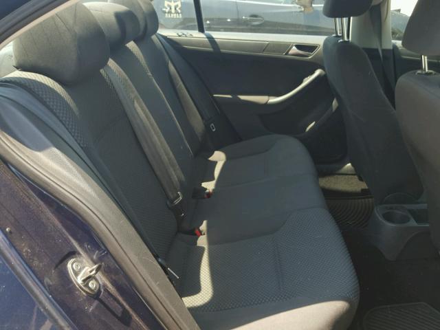 3VW2K7AJ9CM366380 - 2012 VOLKSWAGEN JETTA BASE 蓝色 照片 6