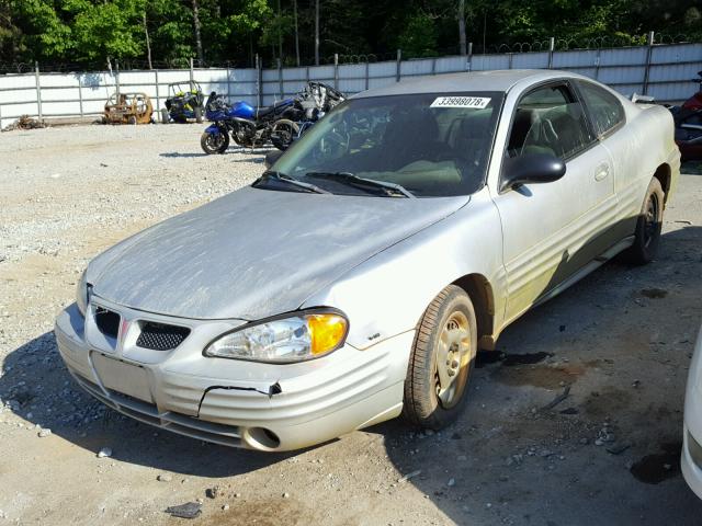 1G2NF12E72C251266 - 2002 PONTIAC GRAND AM S ნაცრისფერი ფოტო 2