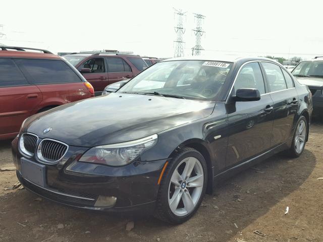 WBANV93578CZ61575 - 2008 BMW 535 XI Czarny zdjęcie 2