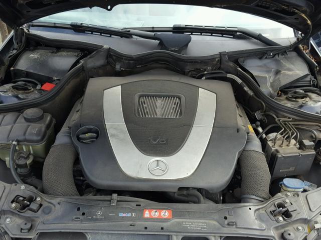 WDBRF54H66A870176 - 2006 MERCEDES-BENZ C GENERATI BLUE photo 7