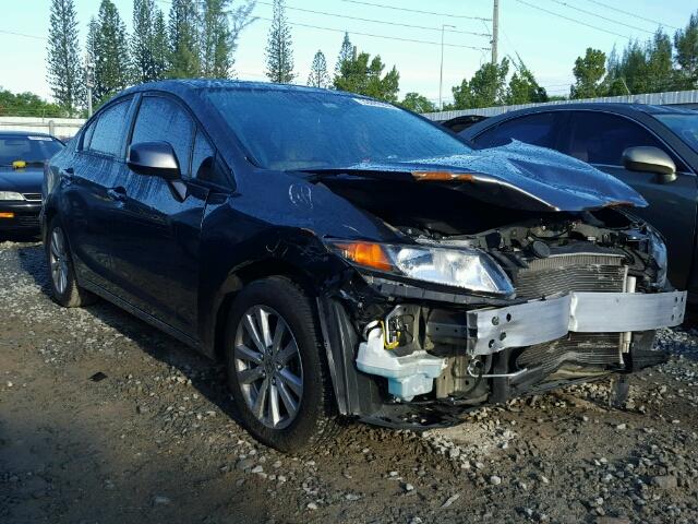 2HGFB2F89CH310047 - 2012 HONDA CIVIC EX GRAY photo 1