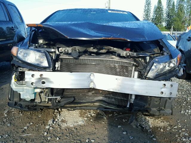 2HGFB2F89CH310047 - 2012 HONDA CIVIC EX GRAY photo 10