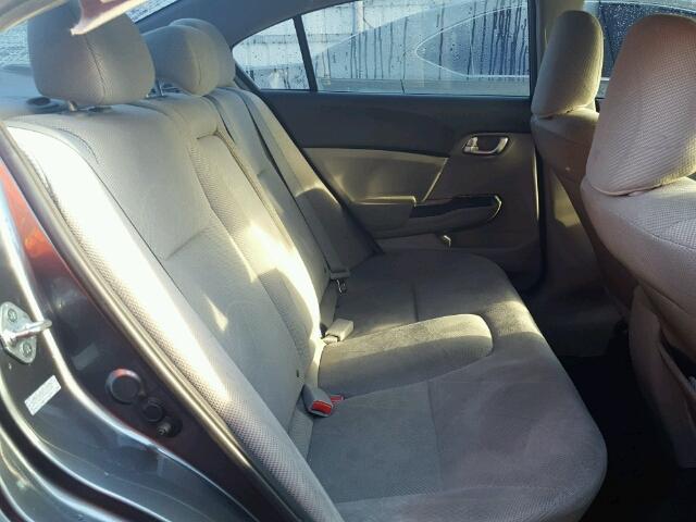 2HGFB2F89CH310047 - 2012 HONDA CIVIC EX GRAY photo 6