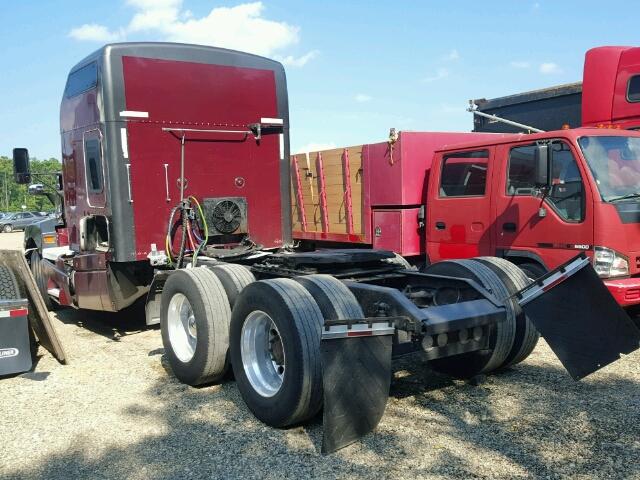 1XKADU8X96J109372 - 2006 KENWORTH CONSTRUCTI MAROON photo 3