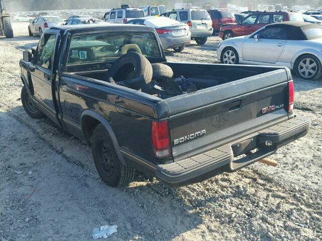 1GTCS14R3P8522509 - 1993 GMC SONOMA BLACK photo 3