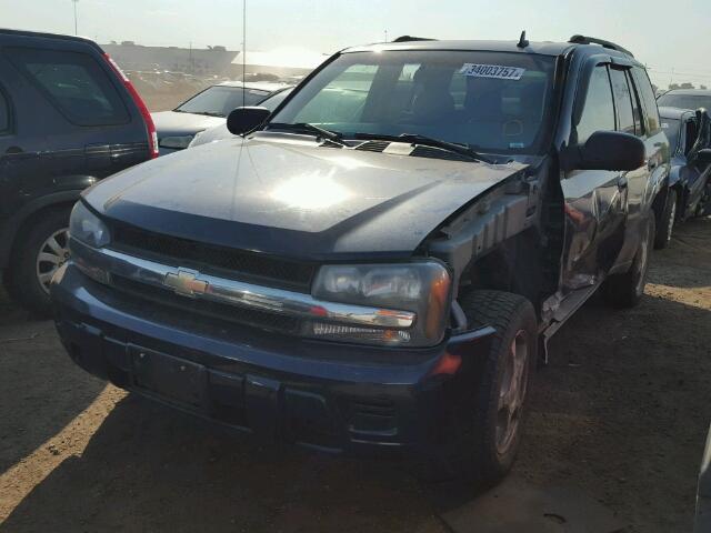 1GNDT13S772181597 - 2007 CHEVROLET TRAILBLAZE BLUE photo 2