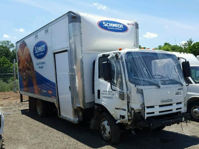 54DC4W1B5CS803556 - 2012 ISUZU NPR HD WHITE photo 1