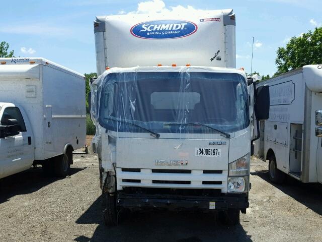 54DC4W1B5CS803556 - 2012 ISUZU NPR HD WHITE photo 9