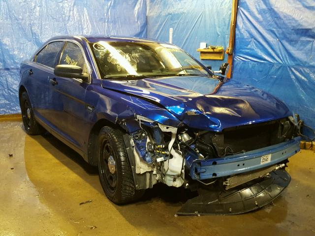 1FAHP2MK4EG148775 - 2014 FORD TAURUS POL BLUE photo 1