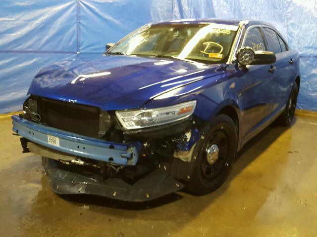 1FAHP2MK4EG148775 - 2014 FORD TAURUS POL BLUE photo 2