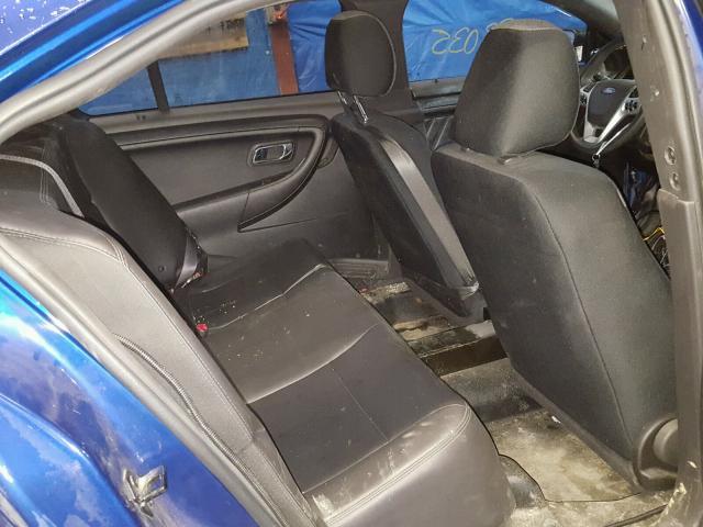 1FAHP2MK4EG148775 - 2014 FORD TAURUS POL BLUE photo 6