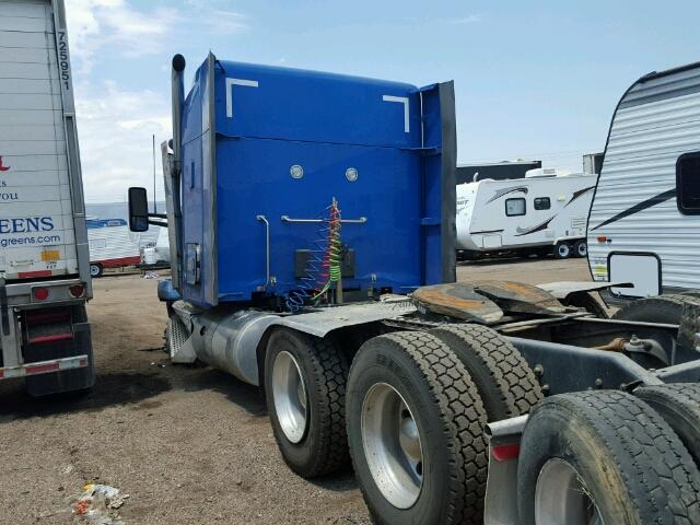 1XKZD49XXFJ448756 - 2015 KENWORTH CONSTRUCTI BLUE photo 3