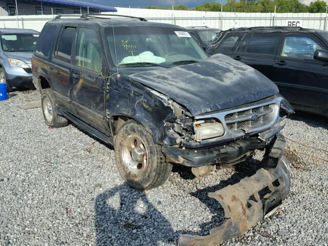 1FMZU34E6XZB70268 - 1999 FORD EXPLORER BLUE photo 1