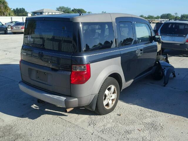 5J6YH28593L032126 - 2003 HONDA ELEMENT BLACK photo 4