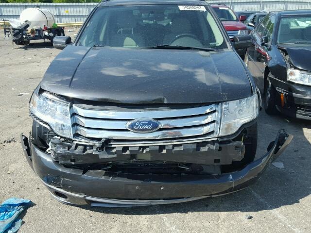 1FMDK05W18GA07921 - 2008 FORD TAURUS X S GRAY photo 9