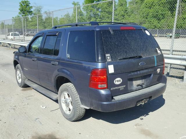 1FMDU73K84ZA92712 - 2004 FORD EXPLORER X BLUE photo 3