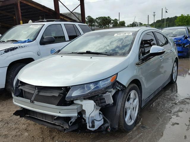 1G1RD6E45DU133001 - 2013 CHEVROLET VOLT SILVER photo 2