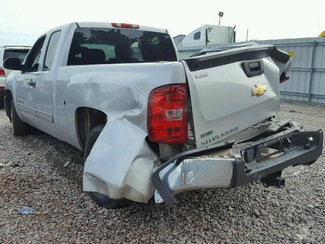 1GCSCSE0XAZ187202 - 2010 CHEVROLET SILVERADO SILVER photo 3