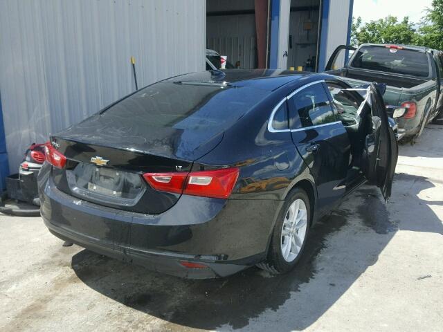 1G1ZE5STXGF325364 - 2016 CHEVROLET MALIBU BLACK photo 4