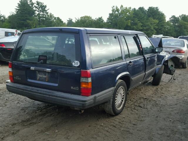 YV1JW8317R1108087 - 1994 VOLVO 940 Կապույտ լուսանկար 4