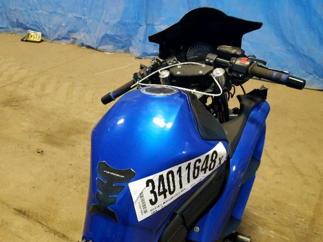 JKAEXEE15DDA11300 - 2013 KAWASAKI EX650 E BLUE photo 5