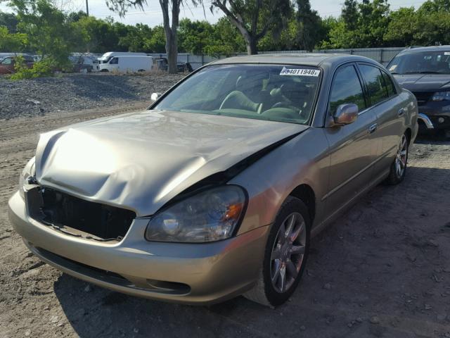 JNKBF01A03M100917 - 2003 INFINITI Q45 BEIGE photo 2