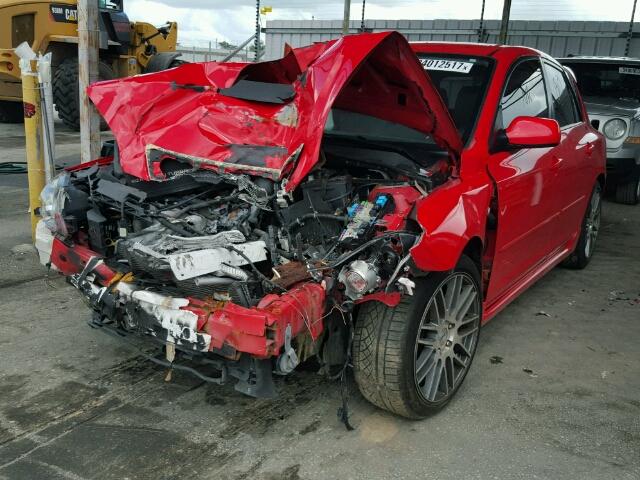 JM1BK34L671674585 - 2007 MAZDA SPEED 3 RED photo 2