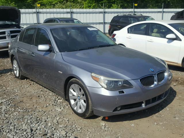 WBANB33595CN63110 - 2005 BMW 545 I BLUE photo 1