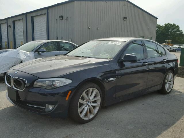 WBAFU7C57BDU53667 - 2011 BMW 535 XI Կապույտ լուսանկար 2
