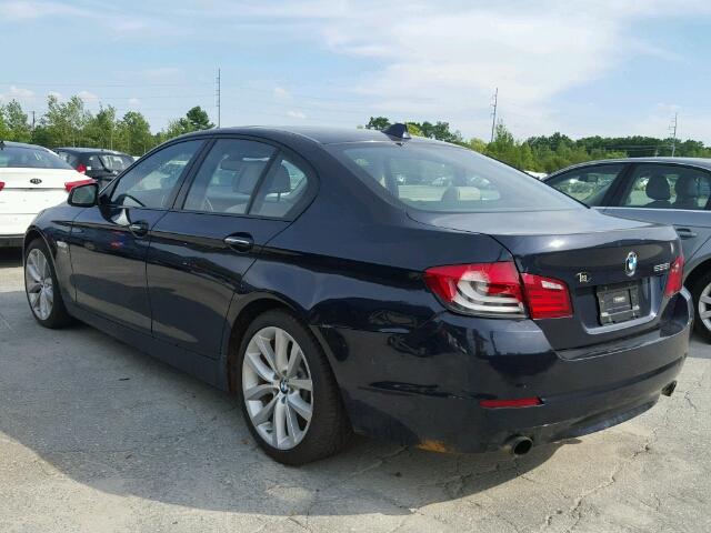 WBAFU7C57BDU53667 - 2011 BMW 535 XI Կապույտ լուսանկար 3