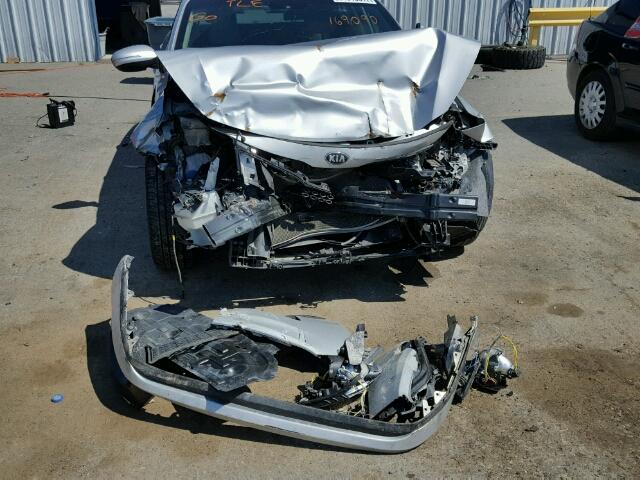 5XXGN4A74DG169090 - 2013 KIA OPTIMA SILVER photo 9