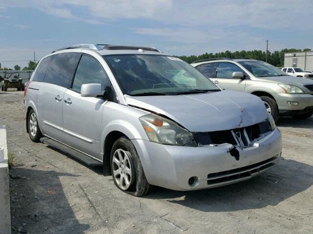 5N1BV28U67N129236 - 2007 NISSAN QUEST S SILVER photo 1