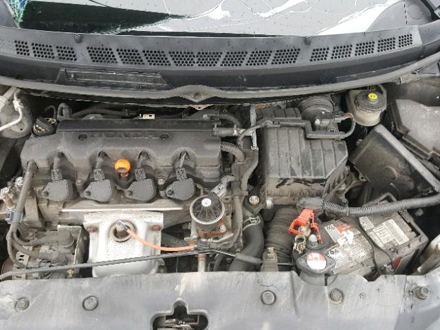 2HGFA1F04AH015510 - 2010 HONDA CIVIC EXL BLACK photo 7