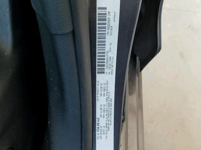 1C3CCCBG4GN147763 - 2016 CHRYSLER 200 S 黑色 照片 10