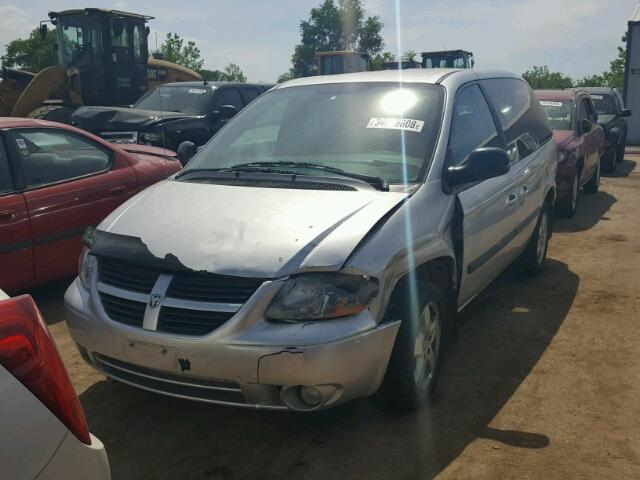 1D4GP45R66B742413 - 2006 DODGE CARAVAN SX SILVER photo 2