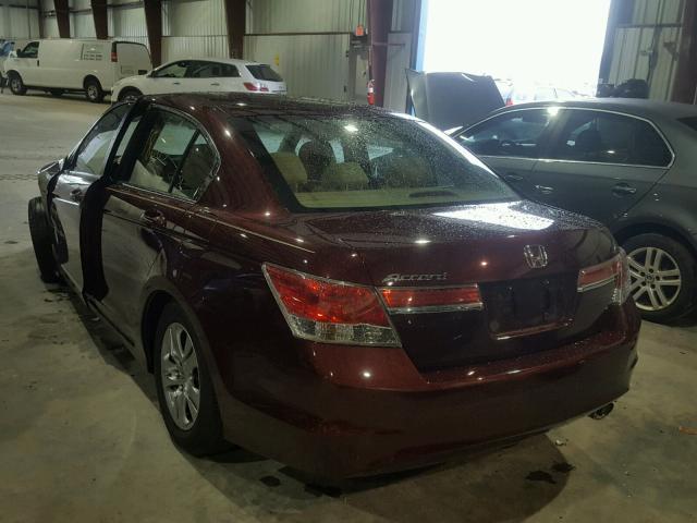 1HGCP2F45BA157200 - 2011 HONDA ACCORD LXP BURGUNDY photo 3