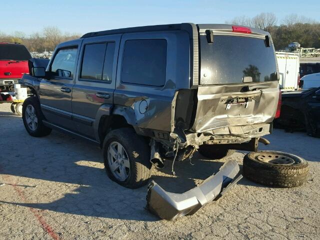 1J8HG48K58C167064 - 2008 JEEP COMMANDER 灰色 照片 3