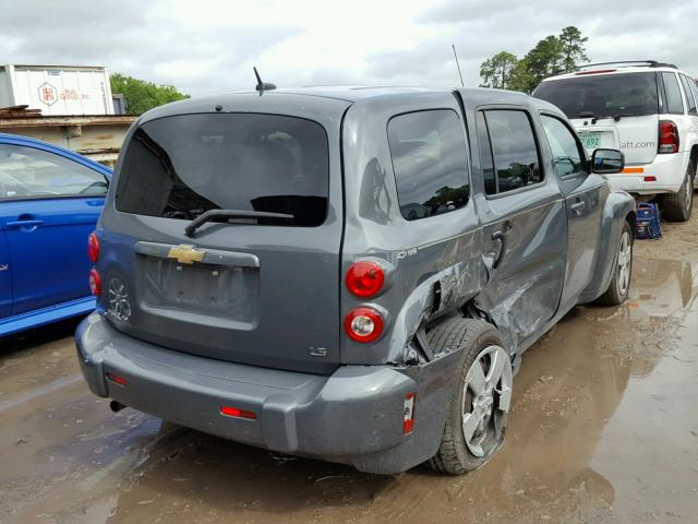 3GNDA13D58S611110 - 2008 CHEVROLET HHR LS GRAY photo 4