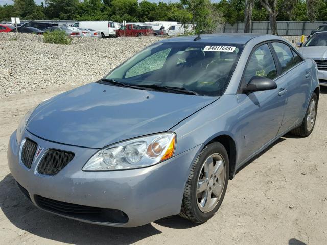 1G2ZF57B384163146 - 2008 PONTIAC G6 VALUE L BLUE photo 2