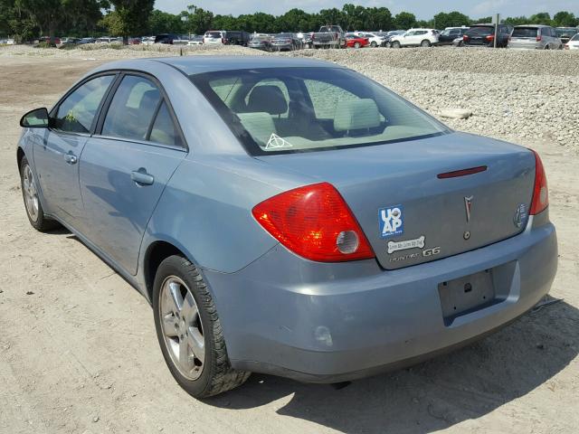 1G2ZF57B384163146 - 2008 PONTIAC G6 VALUE L BLUE photo 3