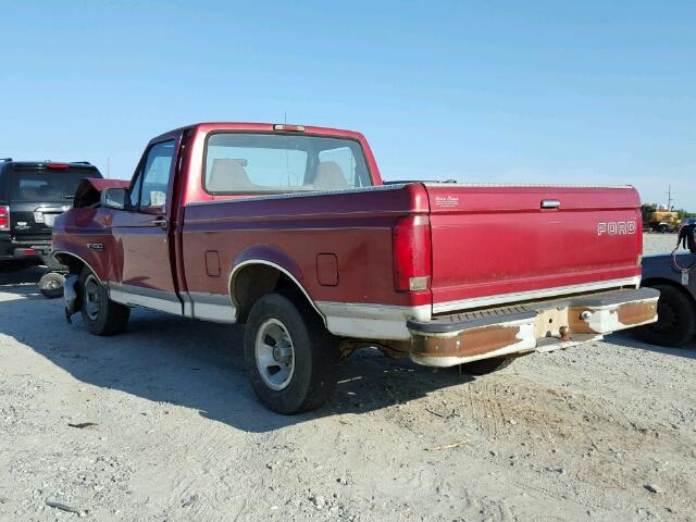 1FTEF15Y3TLB15140 - 1996 FORD F150 RED photo 3