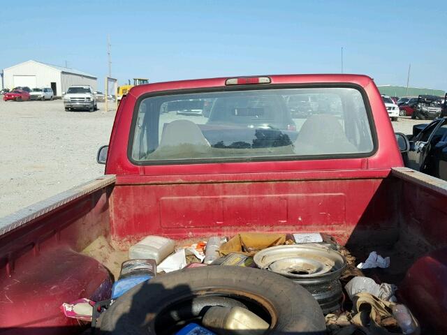 1FTEF15Y3TLB15140 - 1996 FORD F150 RED photo 6